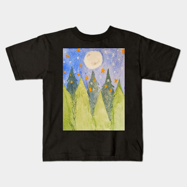 Counting Stars Kids T-Shirt by etherealwonders